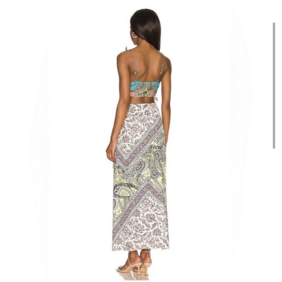 Free People X REVOLVE Ingrid Midi Skirt Daylight - Picture 2 of 8